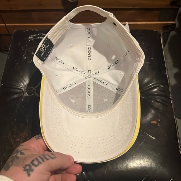GUCCI EMBROIDERED BASEBALL HAT ADJUSTABLE NON-BRANDED - Picture 5 of 6
